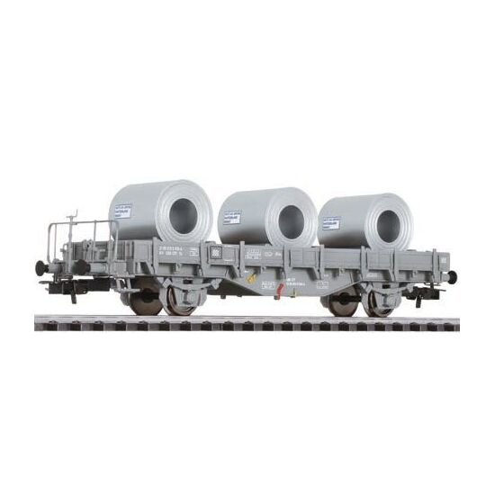 SBB Flachwagen grau Typ Fs mit Blechrollen SWISS EDITION