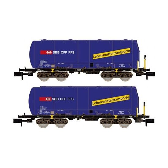 2er Set Uacs Silowg SBB Cargo Typ B blau L-Mittel SWISS EDITION