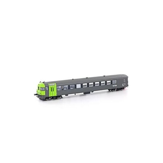 BLS Autoverladewagen Steuerwagen BDt grau/grün SWISS EDITION