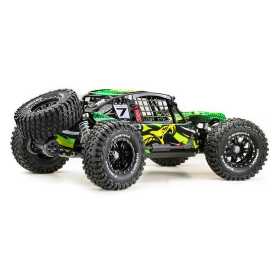 AB17001-1:7 Rock Racer Mamba 7 Green 6S BL RTR