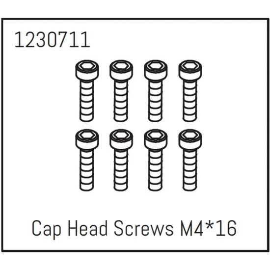Vis à tête cylindrique M4*16 (8) - Khamba