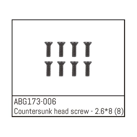 Flat Head Screw M2.3*6 (8)
