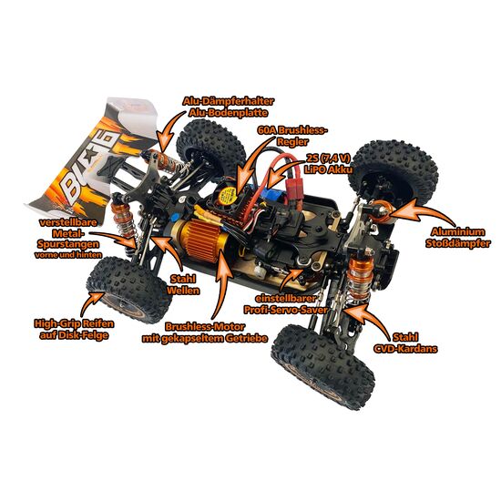 BL-06 Buggy Brushless 1:14 RTR, 3 image