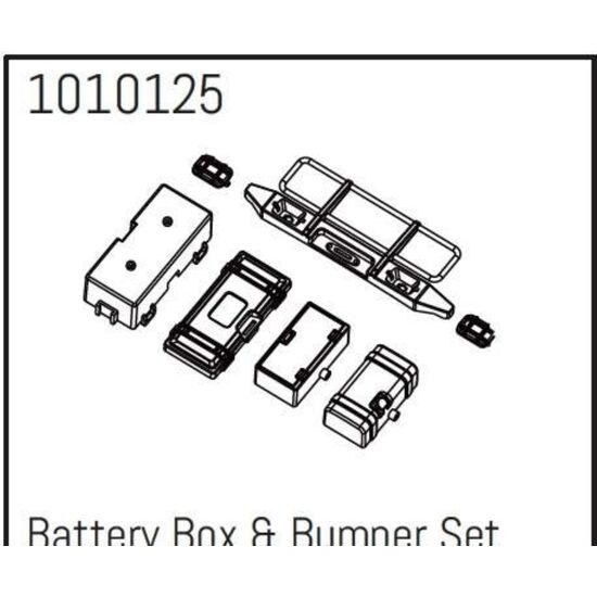 T-Hunter Battery Box & Bumper Set - PRO Crawler 1:18