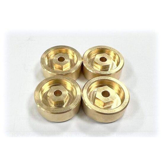 Optional Brass Wheel Hex Hubs 11g - PRO Crawler (4)