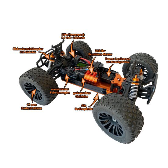 HotFlash Truck Brushless 1:10XL RTR, 2 image