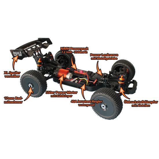 Destructor BBR - 1:8 Buggy brushed RTR, 3 image