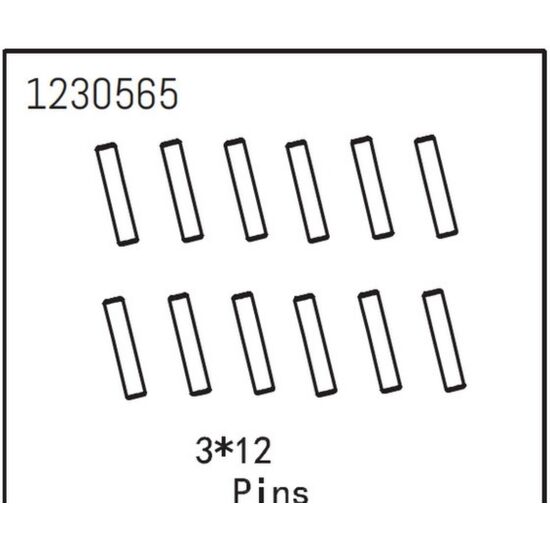 Pins 3*12 (12)