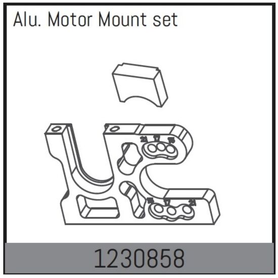 Aluminium Motorhalter