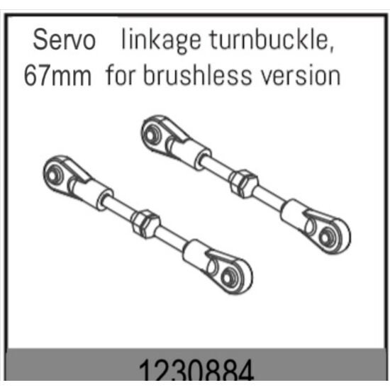Servo Gewindestangen 59-67mm (2)