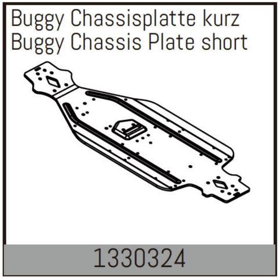 Plaque de châssis courte