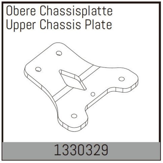 Plaque de châssis supérieure