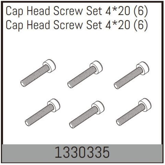 Zylinderkopfschraubenset 4*20 (6)