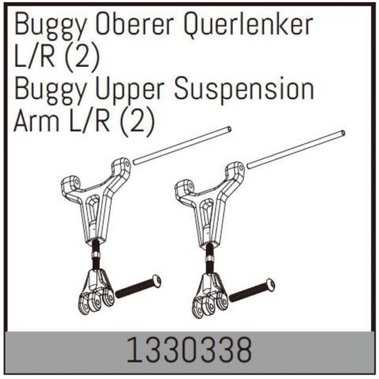Buggy Oberer Querlenker L/R (2)