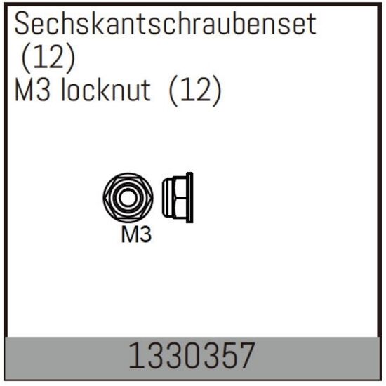 M3-Sicherungsmutter