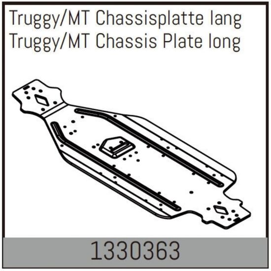 Plaque de châssis longue