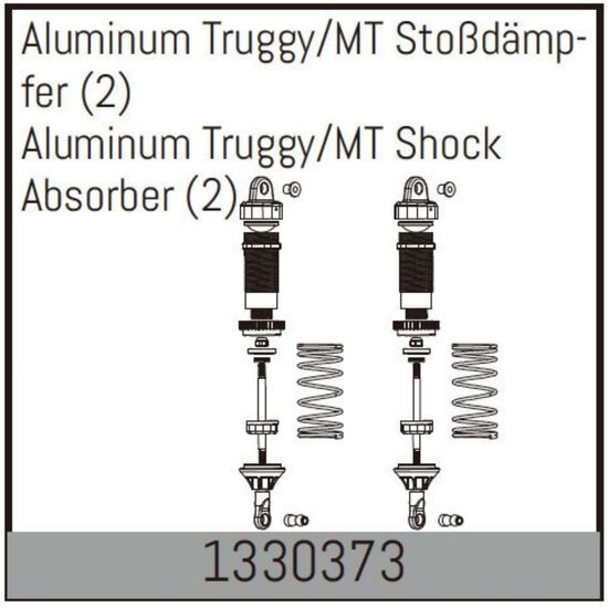 Amortisseur Truggy/MT en aluminium (2)