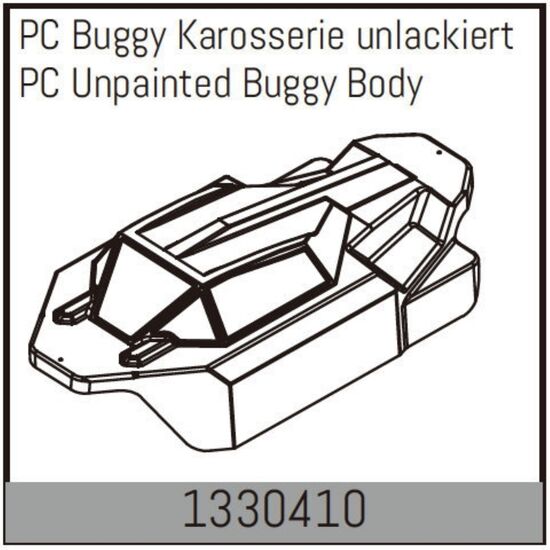 PC Buggy Karosserie unlackiert