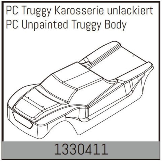 PC Truggy carrosserie non peinte