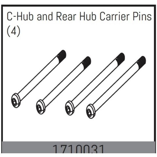 Stifte für C-Hubs und Hinterradnaben (4)