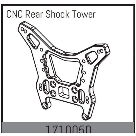 CNC Dämpferbrücke hinten