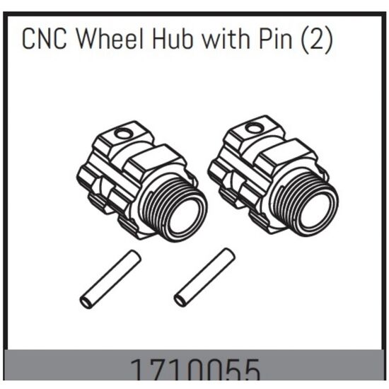 CNC Wheel Hub with Pin (2)