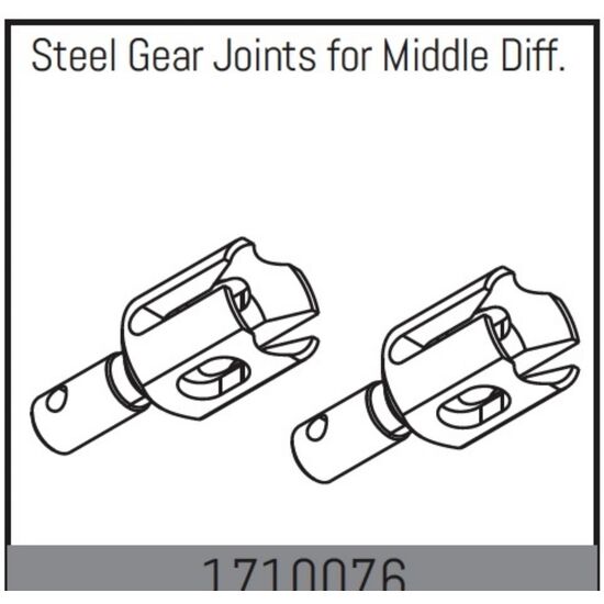 Steel Gear Joints for Middle Diff.