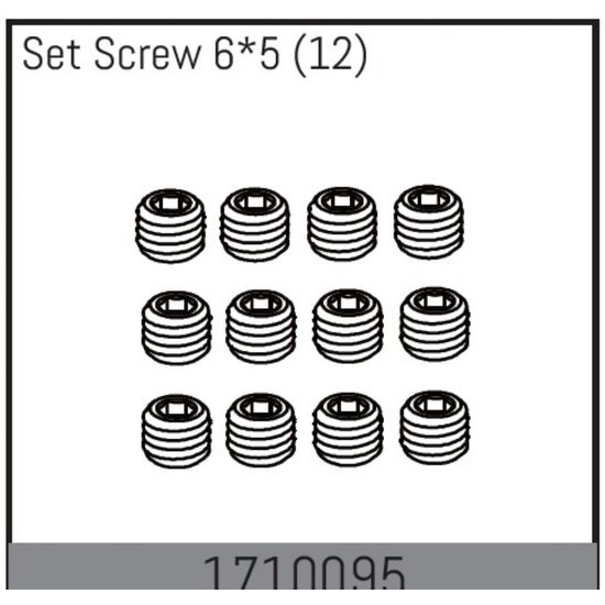 Madenschrauben 6*5 (12)