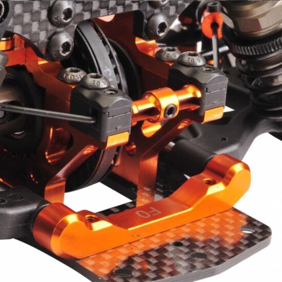 ABTU1040-Aluminum Sway bar mount (2) orange Onroad