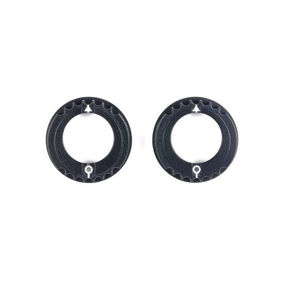 Supports de différentiel en aluminium (0.8mm Offset 2pcs)