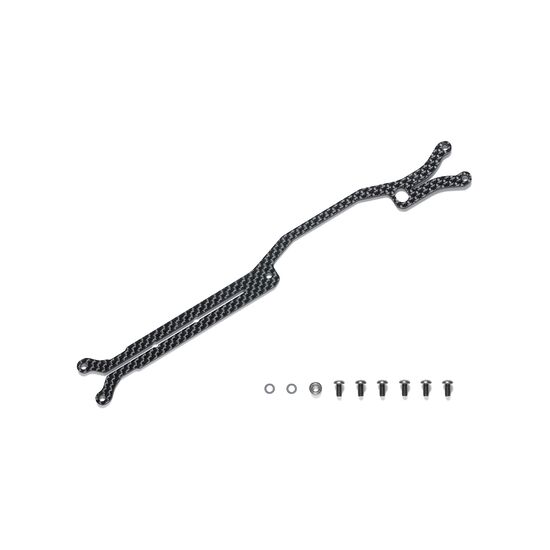 TA08R Pont supérieur en carbone (2.0mm)
