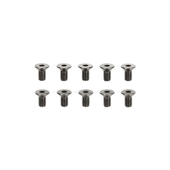 3x6mm Steel CS Hex Head Screws (10)