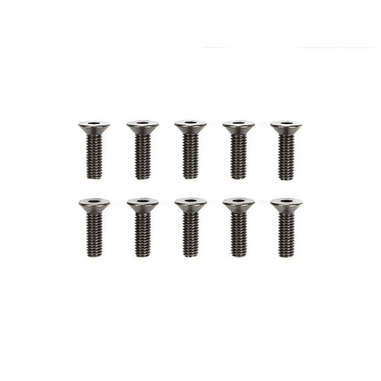 3x10mm Steel CS Hex Head Screws (10)