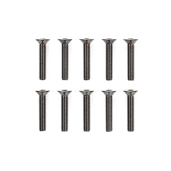 3x16mm Steel CS Hex Head Screws (10)