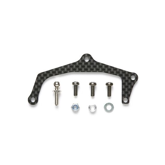 RM-01 Carbon Rear Body Mount Plate Set