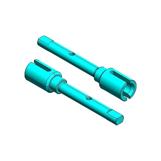 TT-02 ALU Joint d'hélice