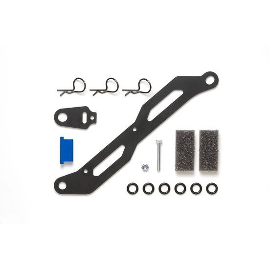 TT-02 FRP Battery Plate + transpondeur Stay Set