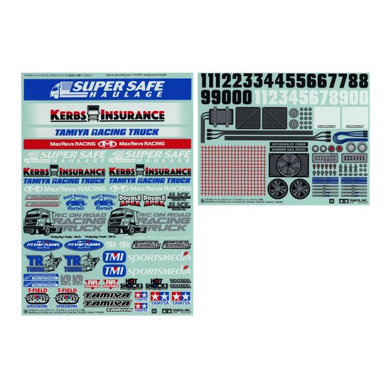 Marking Sticker Racing Truck