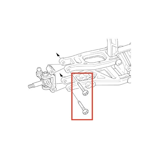 22mm Low-Friction Shaft (4pcs.) TT-02