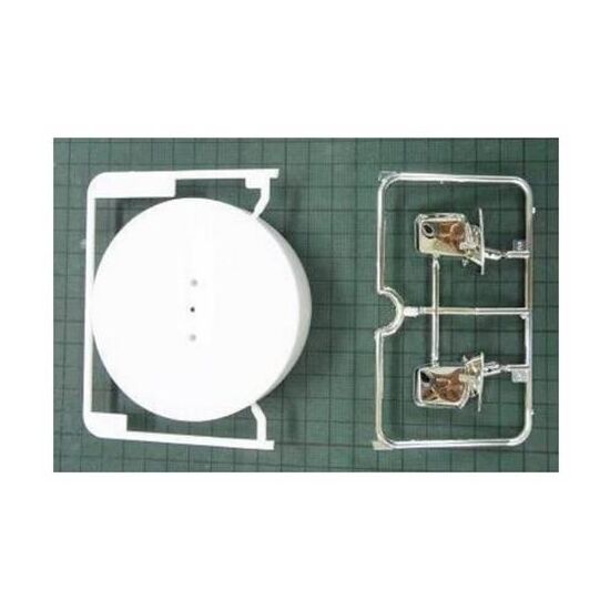 Tire Cover & Metal Plated Side Mirror Set