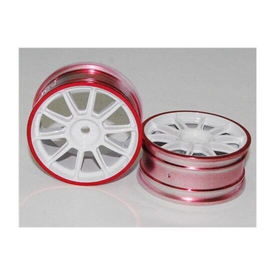 MN 10-Spoke Wheels (white & red rims/0)