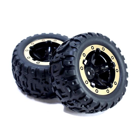 BL540087-Slyder MT Wheels/Tires Assembled (Black/Gold)