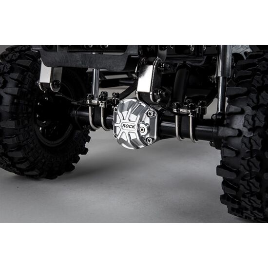 Gmade 3D Machined Differential Cover (Silver) for GS01 Axle, 2 image