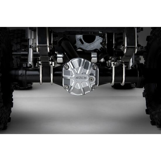 Gmade 3D Machined Differential Cover (Silver) for GS01 Axle, 3 image