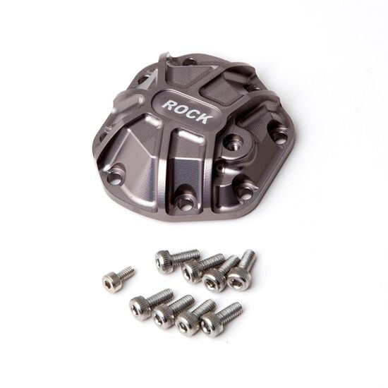 Gmade 3D Machined Differential Cover (Titanium Gray) for R1 Axle
