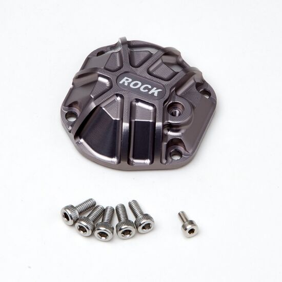 Gmade 3D Machined Differential Cover (Titanium Gray) for GS01 Axle