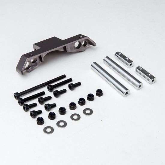 Gmade GS01 Front Axle Truss Upper Link Mount (Titanium Gray)
