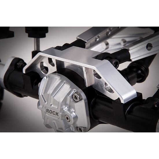 Gmade GS01 Rear Axle Truss Upper Link Mount (Silver), 2 image