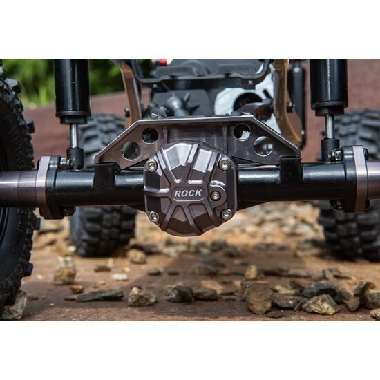 Gmade GS01 Rear Axle Truss Upper Link Mount (Silver), 3 image
