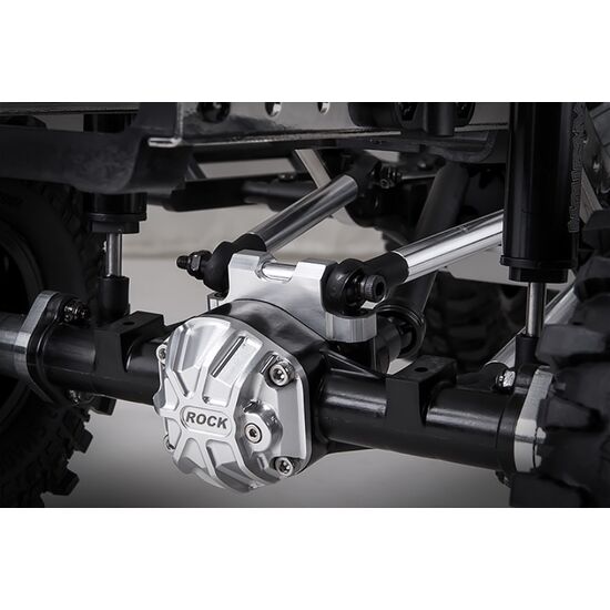Gmade Rear Upper Link Mount (Silver) for GS01 Axle, 2 image
